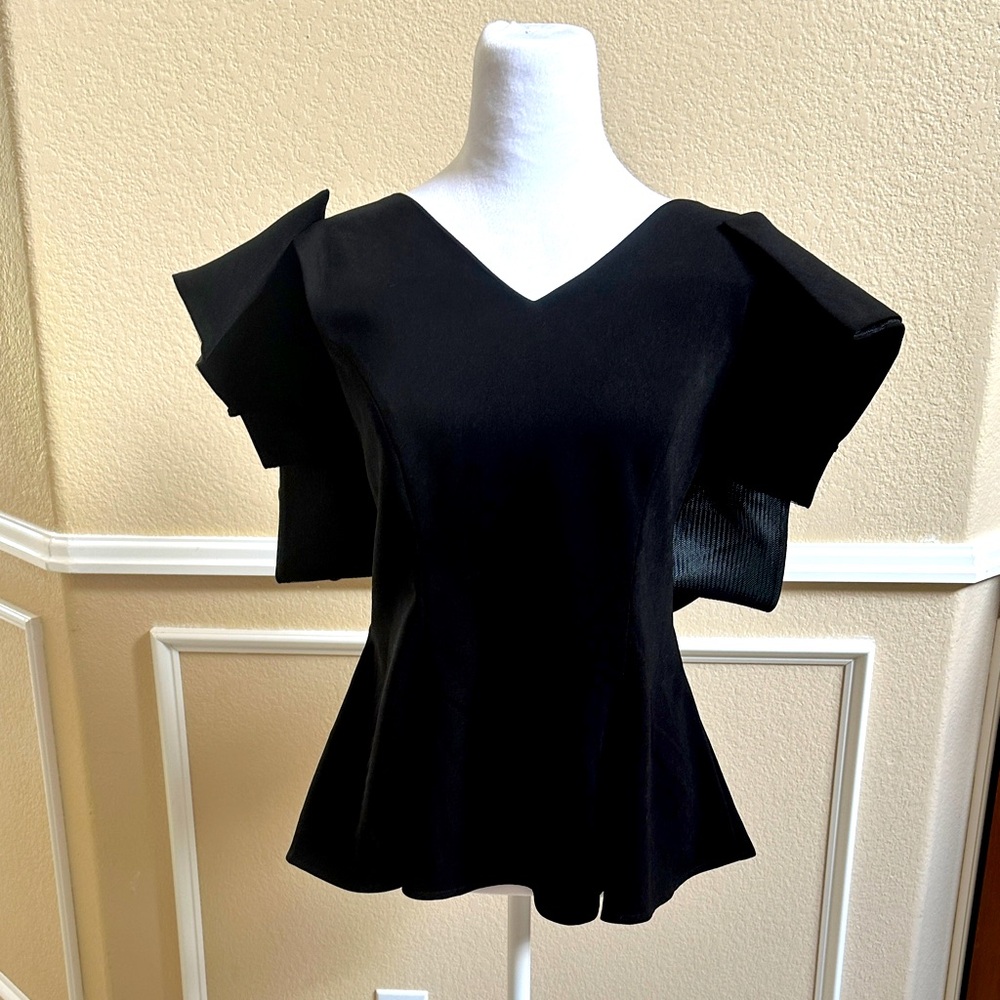Garcia black top blouse size medium m